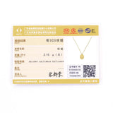 925 Silver Hand in Hand Pendant Necklace