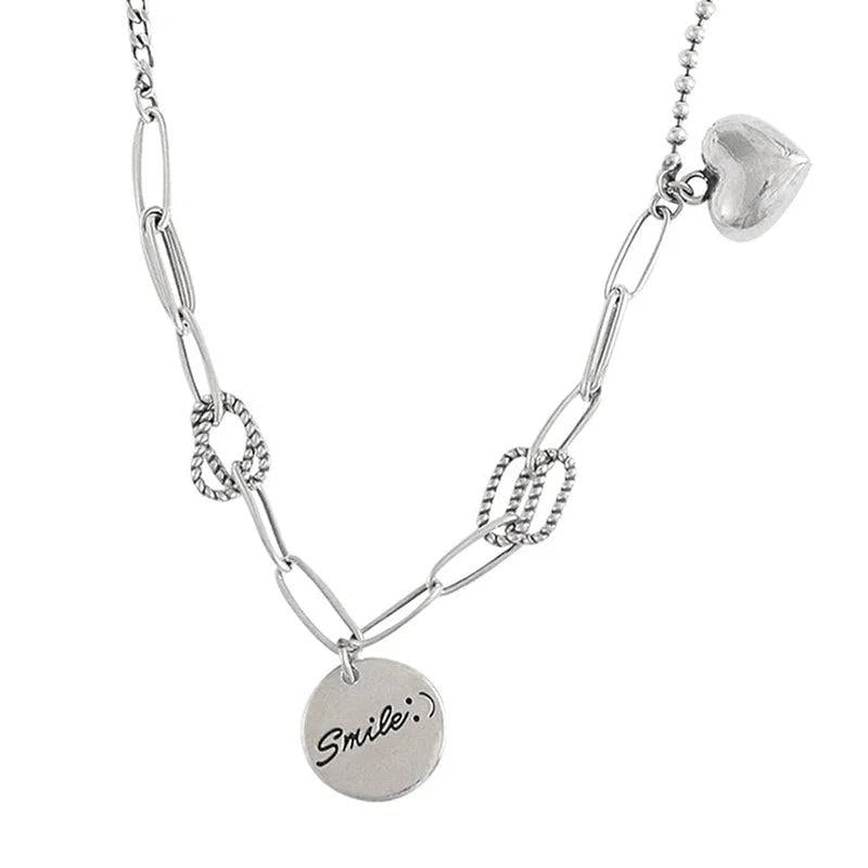 European Woman 925 Sterling Silver Necklace