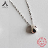 Korea 925 Silver Water Drop Pendant Necklace