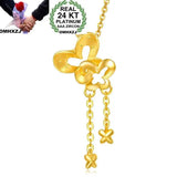 European Woman Girl Party Wedding Gift Butterfly Tassel Pendant Necklace