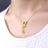 European Woman Girl Party Wedding Gift Butterfly Tassel Pendant Necklace
