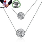 Zircon 925 Sterling Silver Pendant Necklace NA07