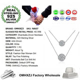 Zircon 925 Sterling Silver Pendant Necklace NA07