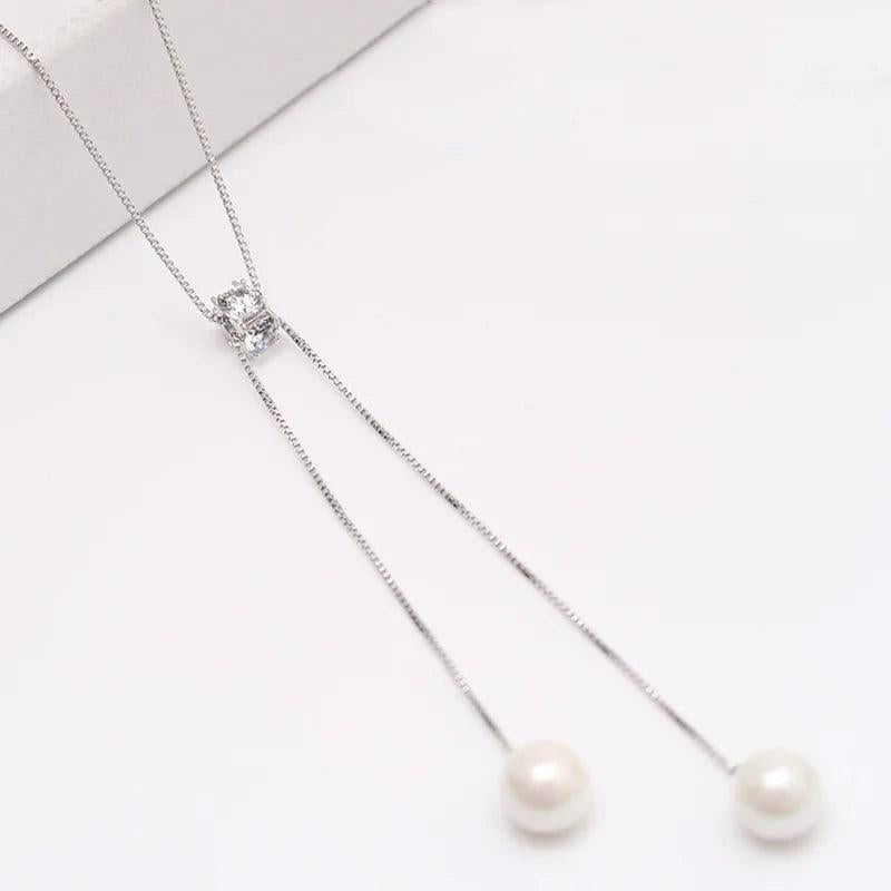 European Woman Wedding Gift 925 Silver Pendant Necklace