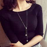 European Woman Wedding Gift 925 Silver Pendant Necklace