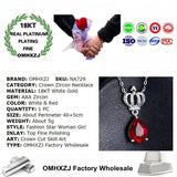 European Fine Zircon Necklace for Women