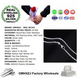 925 Sterling Silver 18KT Chain Necklace NC191