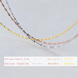 925 Sterling Silver Women Necklace Fine Workmanship Clavicle Chain