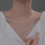 7mm Pearl & Bead Choker Necklace 925 Sterling Silver