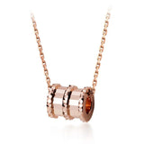 925 Sterling Silver Round Choker Necklace for Women Girls