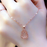 Purple Gourd Pendant 14K Rose Plated Chinese Style Party Jewelry