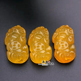 Natural Jade Pixiu Beads for Jewelry Making DIY Necklace Bracelet Charms