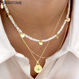 925 Silver Turquoise Round Plate Pendant Necklace Wedding Jewelry