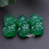 Natural Jade Pixiu Beads Jewelry Making DIY Charms Pendant