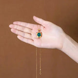 Unique Silver Inlaid Pearl Earrings Retro Noble Charm Jewelry