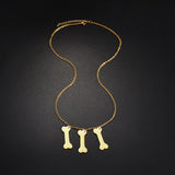 Sifisrri Engraved Name Necklace Stainless Steel Choker Chain Unisex Gift