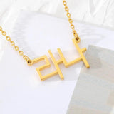 Custom Name Necklaces Stainless Steel Pendant Necklace