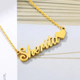 Heart Name Necklace Personalized Love Necklaces