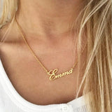 Personalized Name Necklace Stainless Steel Jewelry