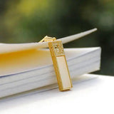 Silver Inlaid Hetian Jade Pendant Necklace Chinese Retro Palace Women's Jewelry