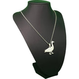 Custom Stainless Steel Goose Necklace - Men and Women Gift YP4078