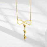 Custom Infinity Name Necklace for Women Engraved Pendant Personalized Jewelry