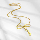 Custom Infinity Name Necklace for Women Engraved Pendant Personalized Jewelry