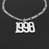 Personalized Name Necklaces For Women - Stainless Steel Initial Pendant Necklace