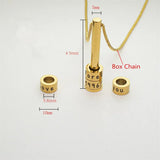 Personalized Engraved Family Name Bar Necklace Men