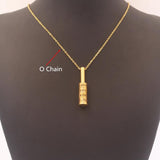 Personalized Engraved Family Name Bar Necklace Men