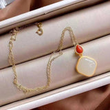 Silver Hetian Jade Pendant Necklace Chinese Retro Unique Craft Women's Jewelry
