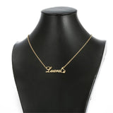 Personalized Nameplate Name Necklace Stainless Steel Pendant Choker