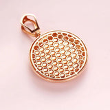 14K Rose Peng Bird Pendant Couple Necklace Party Jewelry