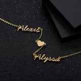 Heart Necklace Stainless Steel Pendant Gift Jewelry