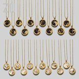 12 Constellation Pendant Necklace for Women Girls Romantic Jewelry