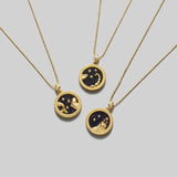 12 Constellation Pendant Necklace for Women Girls Romantic Jewelry