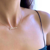 Personalised Stainless Steel Letter Pendant Name Necklace