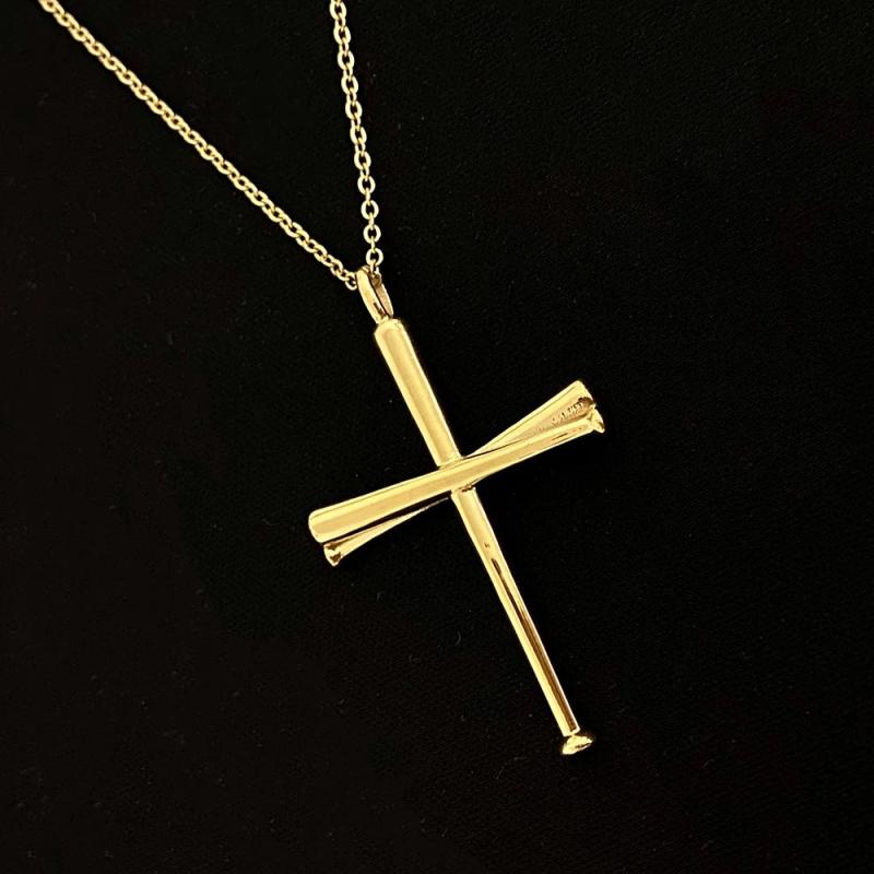 Stainless Steel Cross Necklace Rose Mom for Woman Man Family