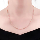 Classic 585 Purple Ladies Bead Necklace Chunky Pendant Jewelry
