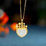Love Castle Light Pendant Necklace Craft Jewelry