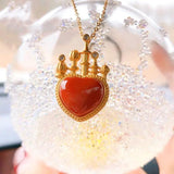Love Castle Light Pendant Necklace Craft Jewelry