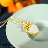 Love Castle Light Pendant Necklace Craft Jewelry