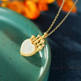 Love Castle Light Pendant Necklace Craft Jewelry
