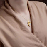 Love Castle Light Pendant Necklace Craft Jewelry