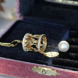 Merry-Go-Round Pendant Silver Necklace with Diamond & Pearl
