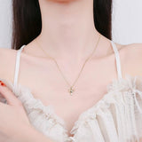 925 Silver Lucky Cow Pendant Necklace For Lover High Bull Fine Jewelry