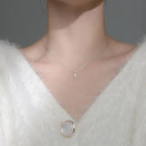 Lightning Silver Necklace For Women - Fine Silver 925 Jewelry Neck Pendants