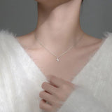 Lightning Silver Necklace For Women - Fine Silver 925 Jewelry Neck Pendants