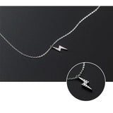 Lightning Silver Necklace For Women - Fine Silver 925 Jewelry Neck Pendants