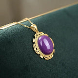 Chinese Enamel Bohemian Pendant Necklace - Women's Jewelry